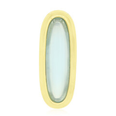 Zilveren hanger met een chalcedoon