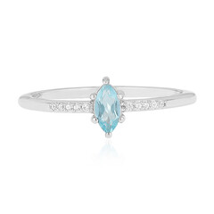 Zilveren ring met een Blauwe apatiet