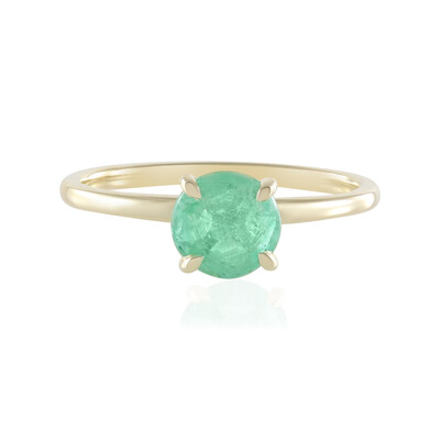 Gouden ring met een Russische smaragd