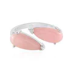 Zilveren ring met roze opalen (de Melo)