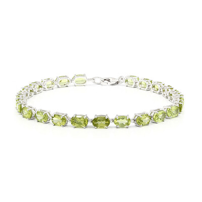 Zilveren armband met peridoots