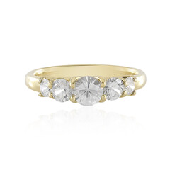 Gouden ring met een zirkoon (de Melo)