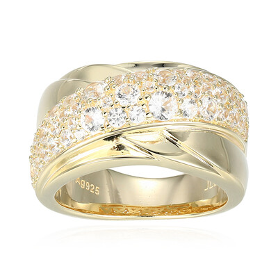 Zilveren ring met zirkonen (Adela Silber)