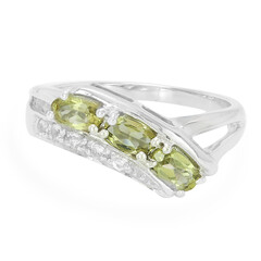 Zilveren ring met xia-apetieten