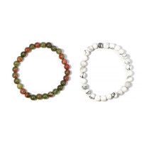 Armband met unakietstenen