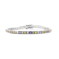 Zilveren armband met amethisten