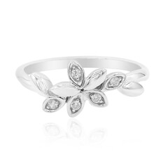 Zilveren ring met zirkonen