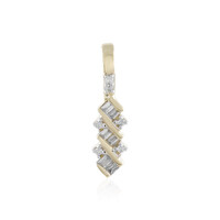 Gouden hanger met SI1 (H) Diamanten
