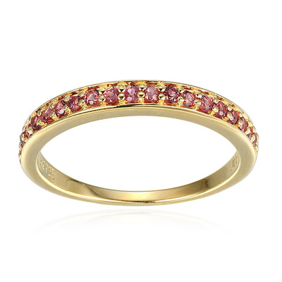 Zilveren ring met rhodolieten