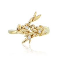 Gouden ring met Loepzuivere (F) Diamanten (LUCENT DIAMONDS)