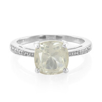 Zilveren ring met een Orthoklaas