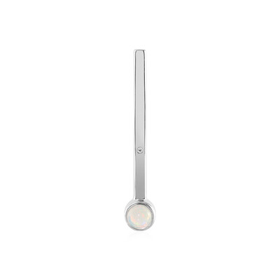 Zilveren hanger met een Welo-opaal (MONOSONO COLLECTION)