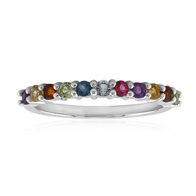 Zilveren ring met Birmese Peridoots
