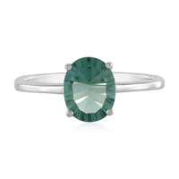 Zilveren ring met een Groene Fluoriet