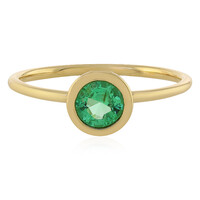 Gouden ring met een Ethiopische smaragd