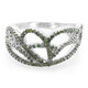 Zilveren ring met Fancy diamanten