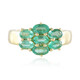 Gouden ring met Russische smaragden