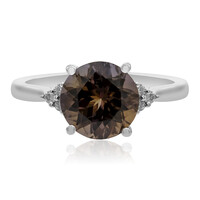 Gouden ring met een Onverhitte Tanzaniet (CIRARI)
