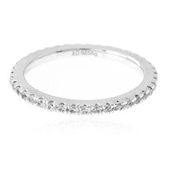 Zilveren ring met zirkonen