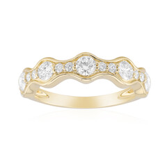 Gouden ring met Diamanten SI1 (G)