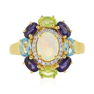 Zilveren ring met een Welo-opaal