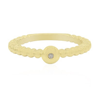 Zilveren ring met een I1 (G) Diamant