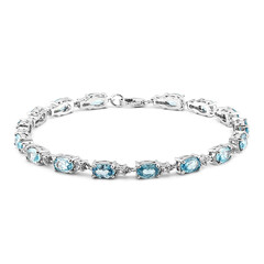 Zilveren armband met Ratanakiri zirkonen
