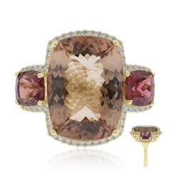 Gouden ring met Congo Neon Toermalijnen (CIRARI)