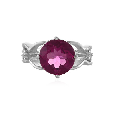 Zilveren ring met een Mexicaanse Roze Fluoriet