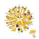 Zilveren ring met een blauwe saffier (Gems en Vogue)