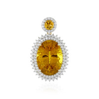 Gouden hanger met een Gouden apatiet