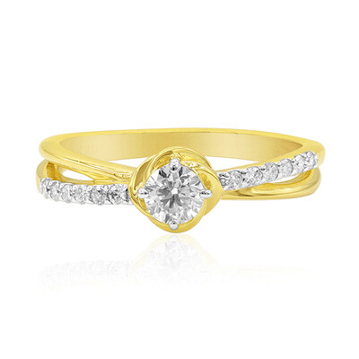 Gouden ring met een Diamant SI1 (G) (Annette)