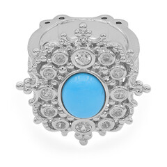 Zilveren ring met een turkoois (Dallas Prince Designs)