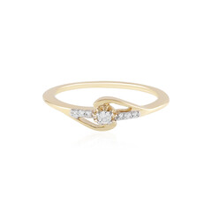 Gouden ring met een SI1 (H) Diamant