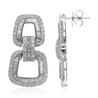 Gouden oorbellen met SI2 (H) Diamanten (CIRARI)