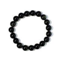 Armband met obsidiaanstenen