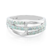 Zilveren ring met Paraiba toermalijnen
