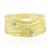 Zilveren ring met een I1 (G) Diamant