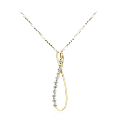 Gouden halsketting met I1 (H) Diamanten (CIRARI)