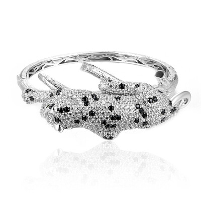 Zilveren armband met Russische diopsiedstenen (Dallas Prince Designs)