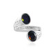 Zilveren ring met Mezezo opalen (de Melo)