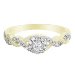 Gouden ring met een SI diamant