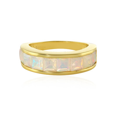 Zilveren ring met Welo-opalen