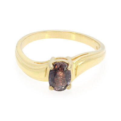 Zilveren ring met een Kleurwissel Saffier