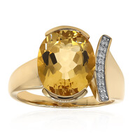 Gouden ring met een gouden beril