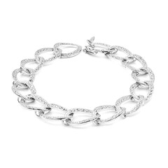 Zilveren armband met chroom marcasieten (Dallas Prince Designs)