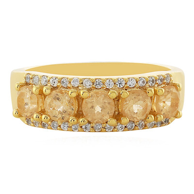 Zilveren ring met keizerlijke granaten