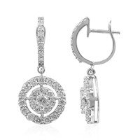 Gouden oorbellen met SI2 (H) Diamanten (Estée Collection)