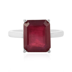 Zilveren ring met een Madagaskar Robijn