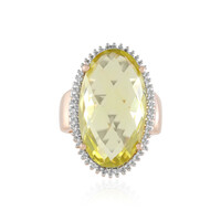 Zilveren ring met een Limoen Kwarts